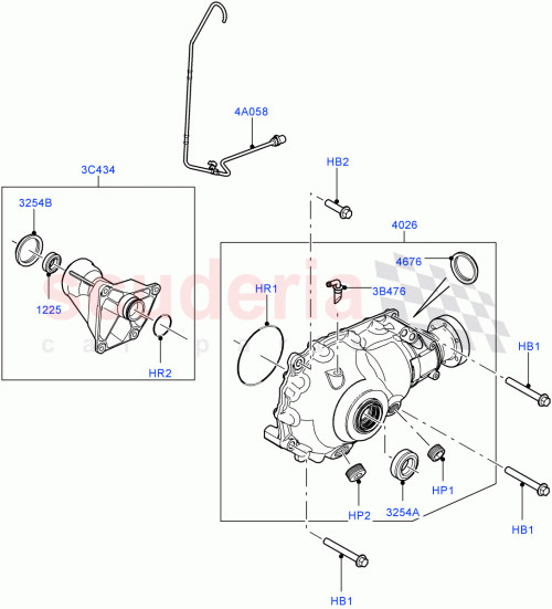 Part Diagram for Land Rover LR022585