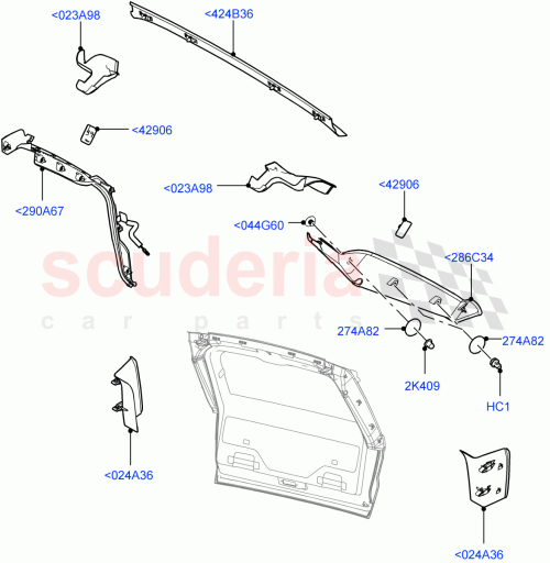 Part Diagram for Land Rover LR055894