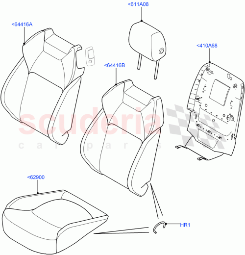 Part Diagram for Land Rover LR069519