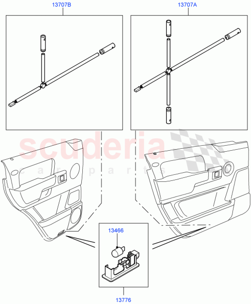 Part Diagram for Land Rover XDC500060