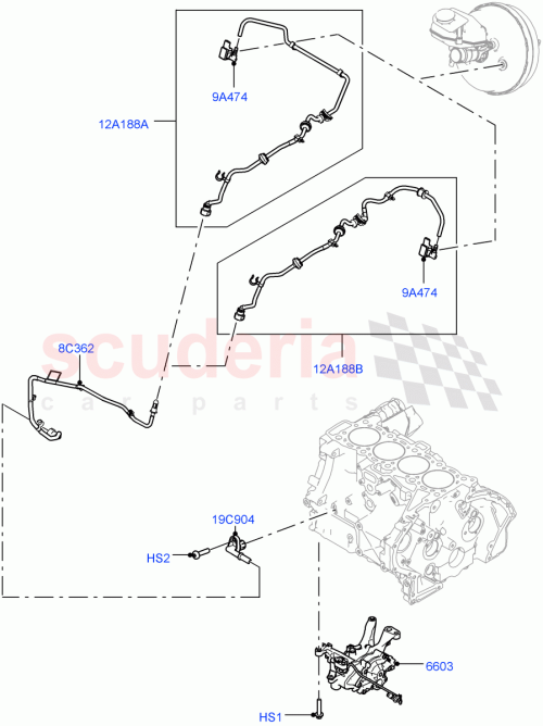 Part Diagram for Land Rover LR140213