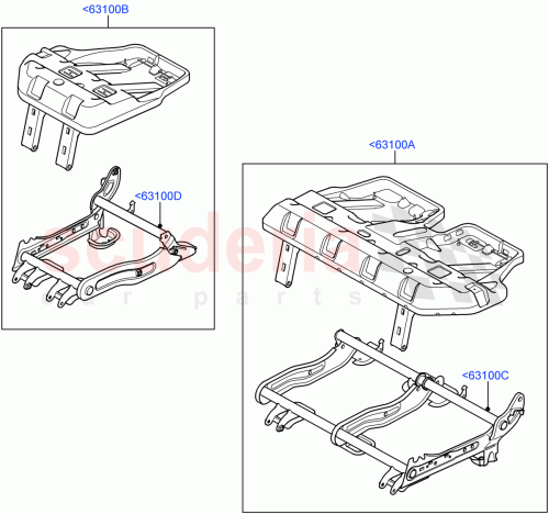 Part Diagram for Land Rover HTA500190
