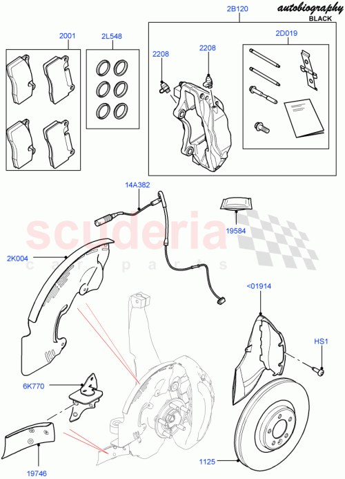 Part Diagram for Land Rover LR138839