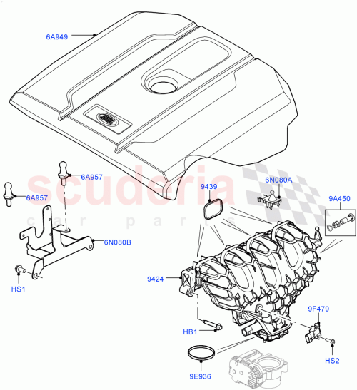 Part Diagram for Land Rover LR057449