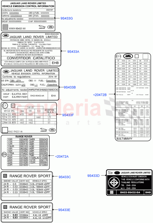 Part Diagram for Land Rover LR056508