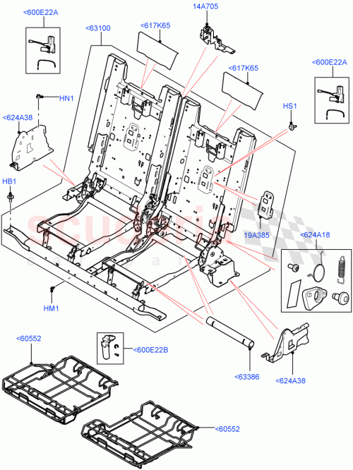 Part Diagram for Land Rover LR081000