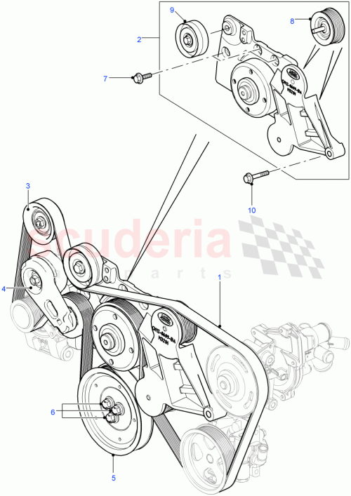 Part Diagram for Land Rover LR029988