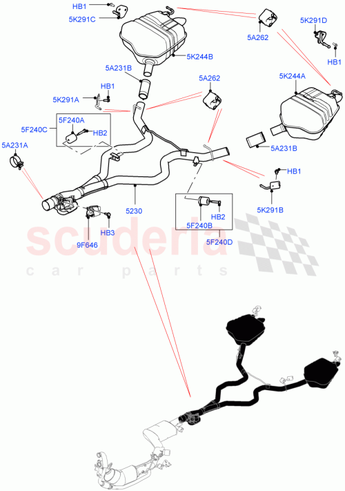 Part Diagram for Land Rover LR113559