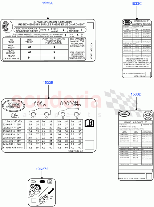 Part Diagram for Land Rover LR153150