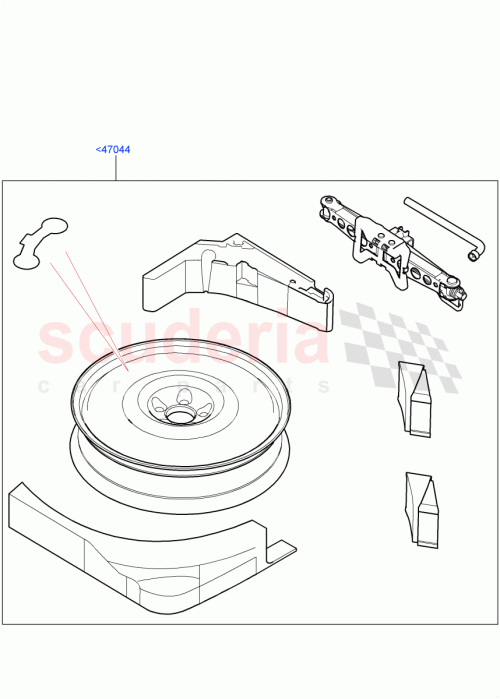 Part Diagram for Land Rover VPLRW0123