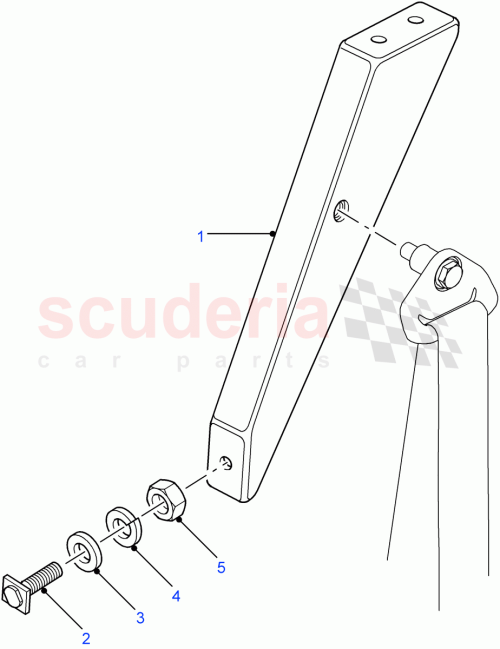 Part Diagram for Land Rover MRC7626