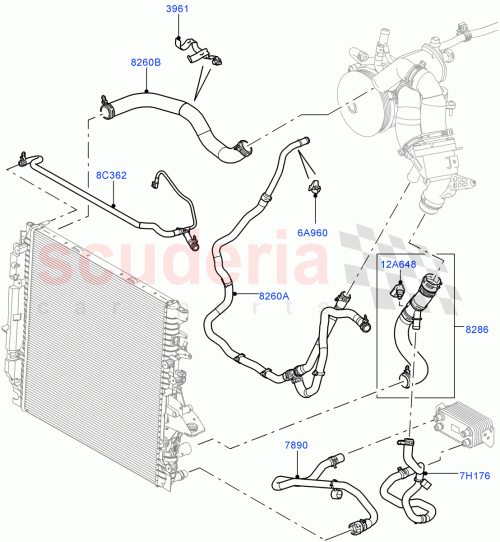 Part Diagram for Land Rover LR013681