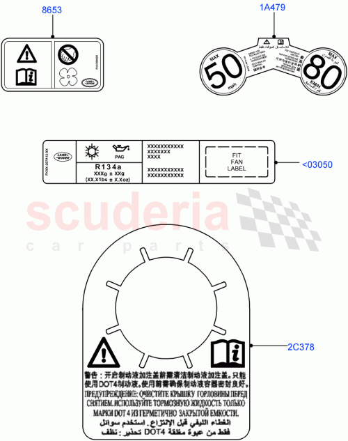 Part Diagram for Land Rover LR079545