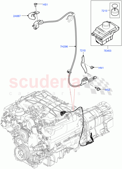 Part Diagram for Land Rover LR134451