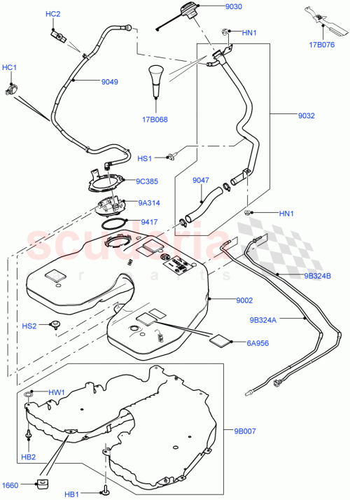 Part Diagram for Land Rover LR036758