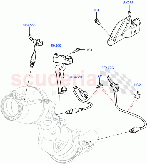Part Diagram for Land Rover LR104896