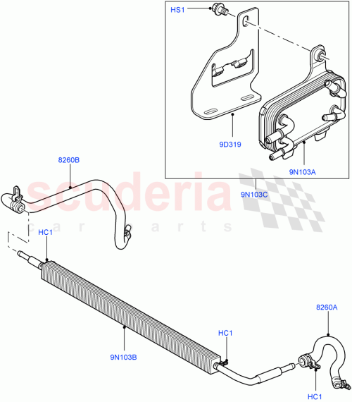 Part Diagram for Land Rover AFU780210