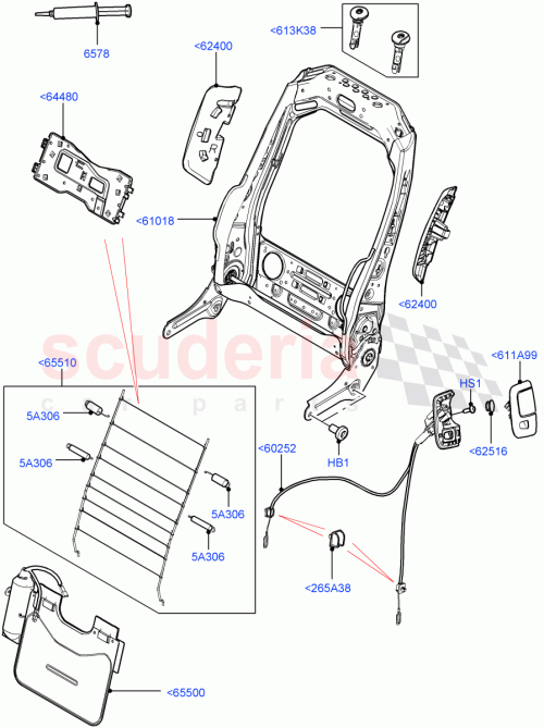 Part Diagram for Land Rover LR058814