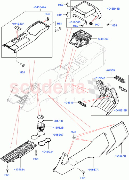 Part Diagram for Land Rover LR124932