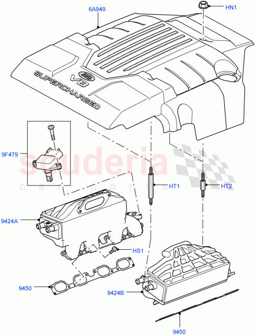 Part Diagram for Land Rover 4648959