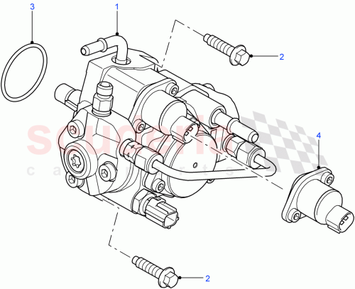Part Diagram for Land Rover LR010210
