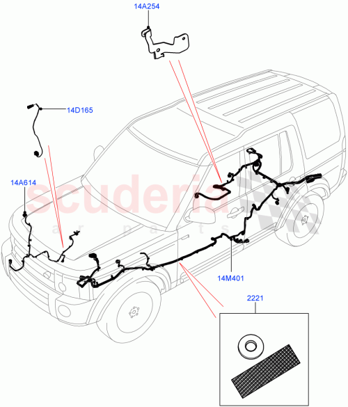 Part Diagram for Land Rover LR071607
