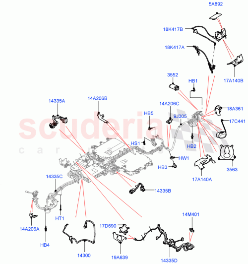 Part Diagram for Land Rover LR156722
