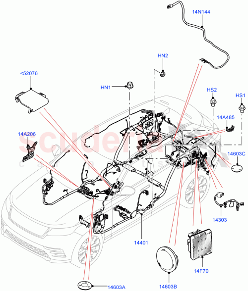 Part Diagram for Land Rover LR144389