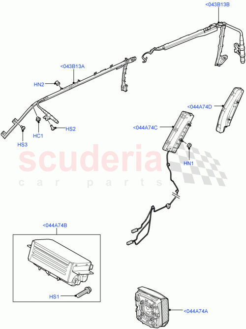 Part Diagram for Land Rover LR014039