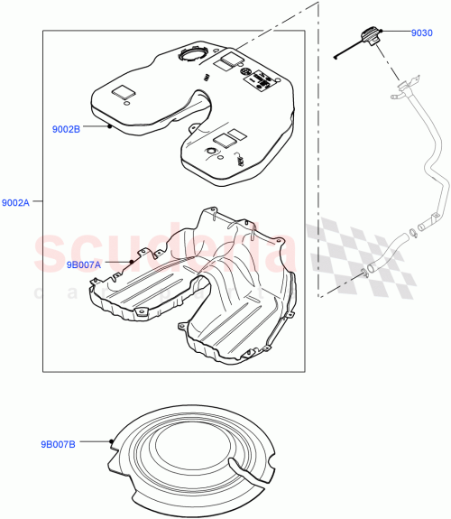 Part Diagram for Land Rover LR124561