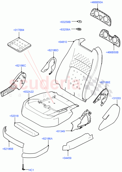 Part Diagram for Land Rover LR100881