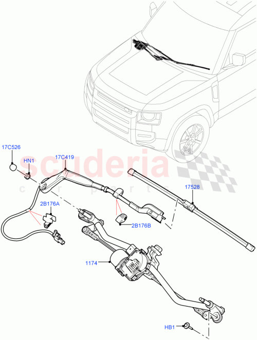 Part Diagram for Land Rover LR147368