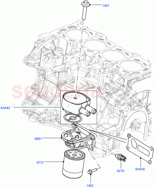 Part Diagram for Land Rover LR025516
