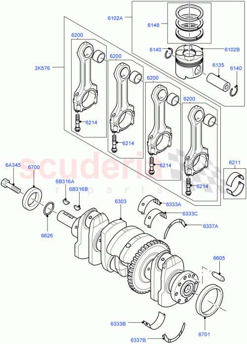 Part Diagram for Land Rover LR069029