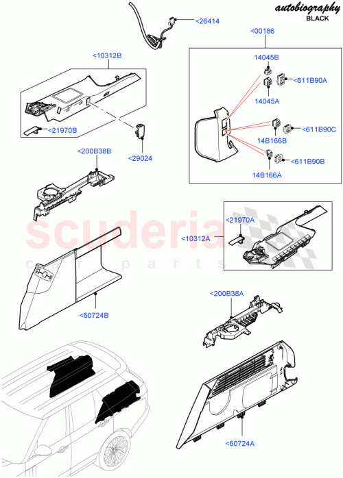 Part Diagram for Land Rover LR109912
