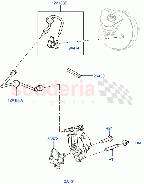 Part Diagram for Land Rover LR105216