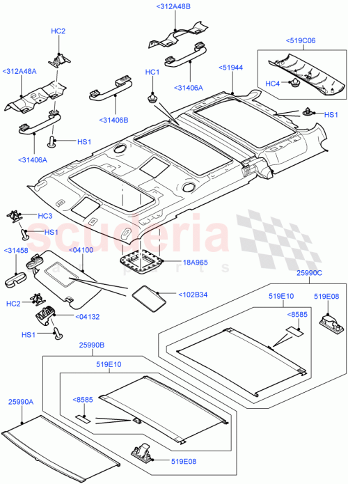 Part Diagram for Land Rover LR013028