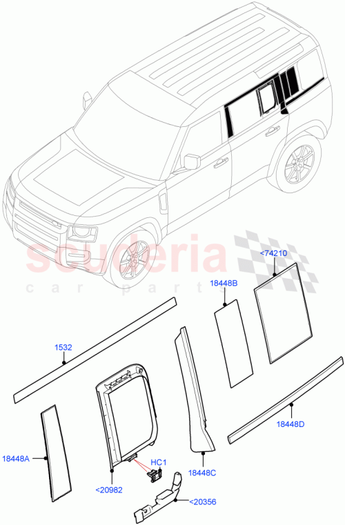 Part Diagram for Land Rover LR132274