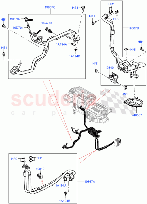 Part Diagram for Land Rover LR131170