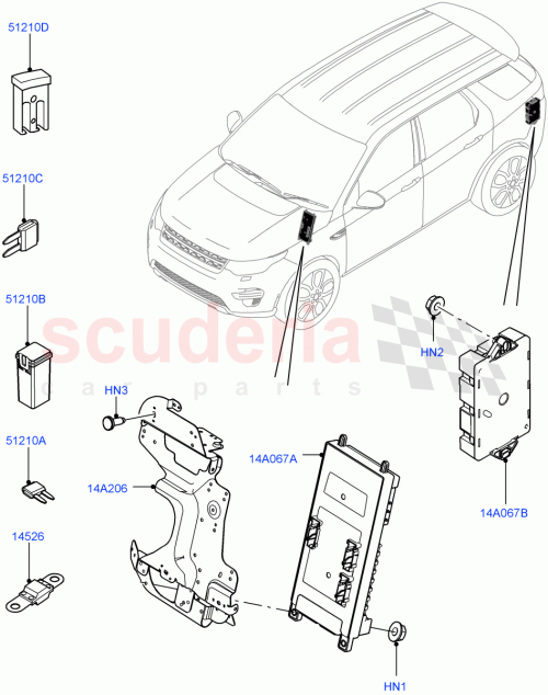 Part Diagram for Land Rover LR078833