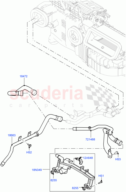 Part Diagram for Land Rover LR186834