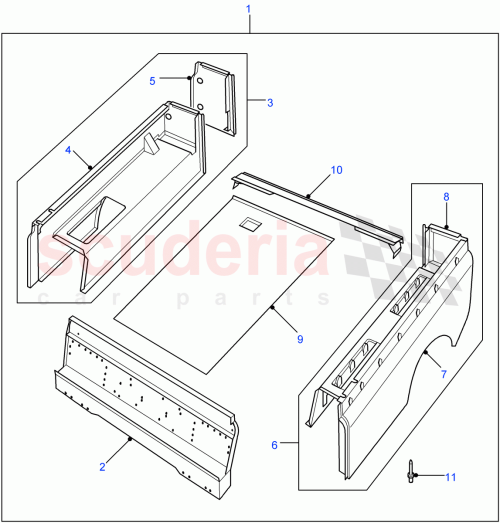 Part Diagram for Land Rover RTC6246