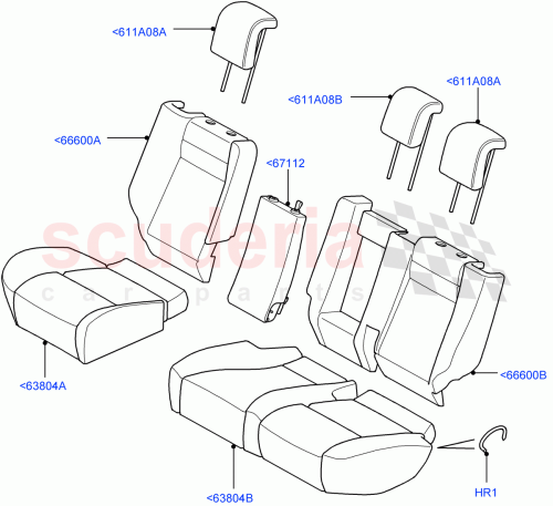 Part Diagram for Land Rover LR008634