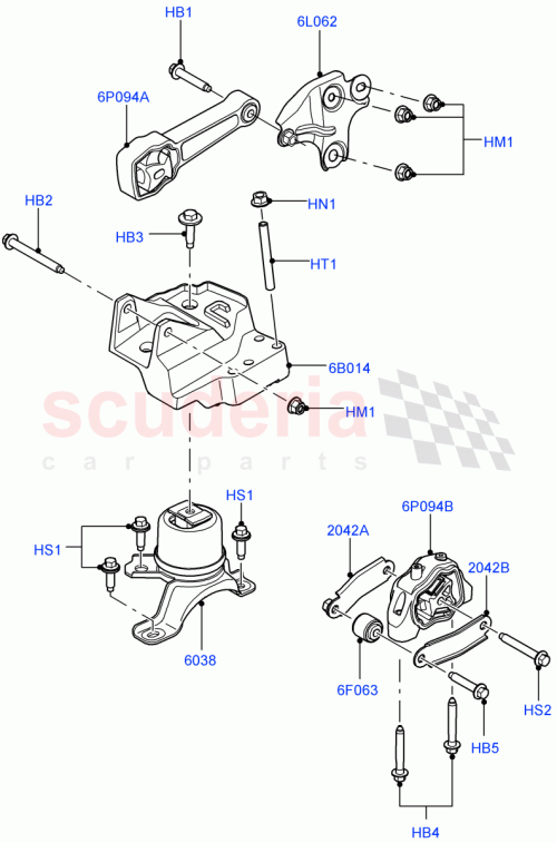 Part Diagram for Land Rover LR030745