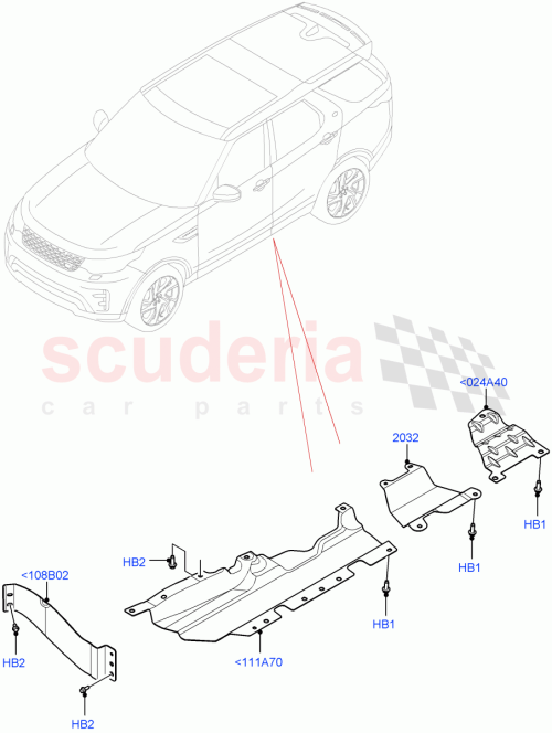 Part Diagram for Land Rover LR143158