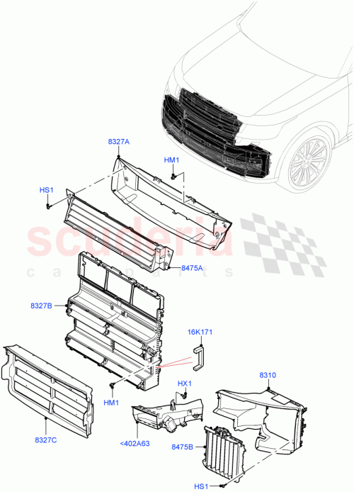 Part Diagram for Land Rover LR165077