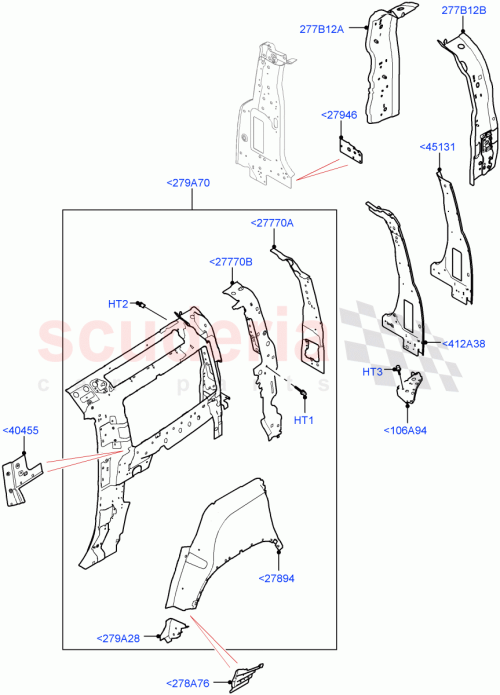Part Diagram for Land Rover LR129756