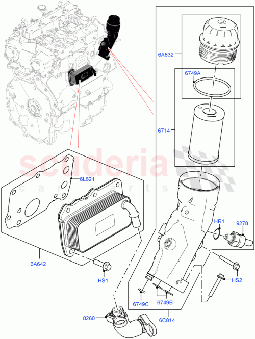 Part Diagram for Land Rover LR162134