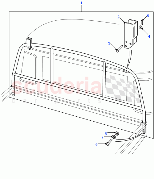 Part Diagram for Land Rover MTC4942