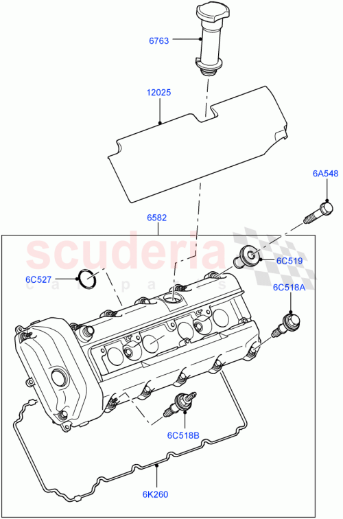 Part Diagram for Land Rover 4597586